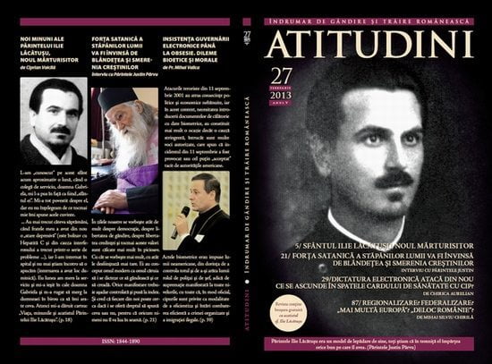 A apărut revista ATITUDINI, nr. 27 închinată Sf. Ilie Lăcătușu