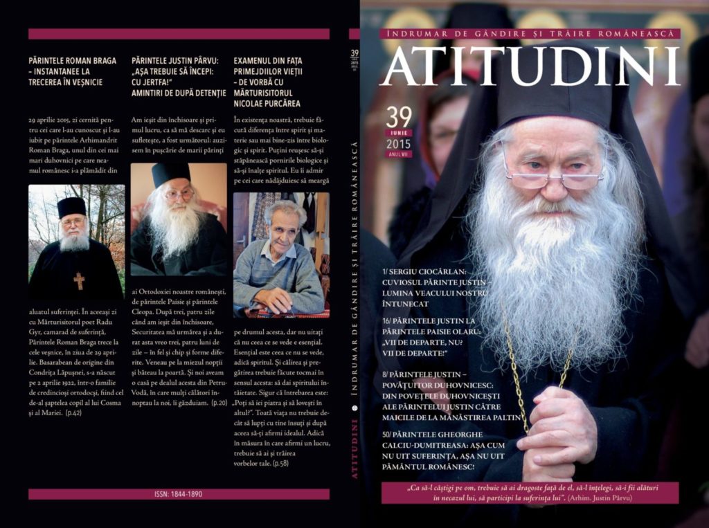 coperta Revista Ortodoxa ATITUDINI NR 39