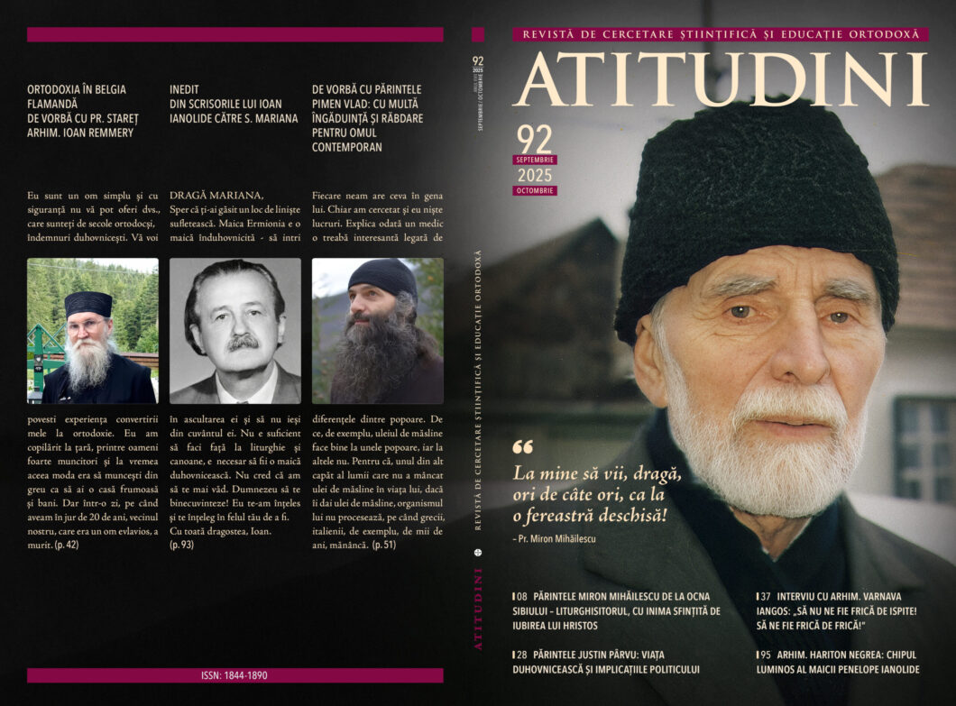 Revista Ortodoxă ATITUDINI Nr. 92 - imagine 2